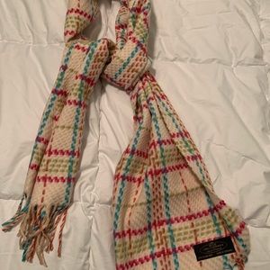Cashmere Neck Scarf pastel plaid